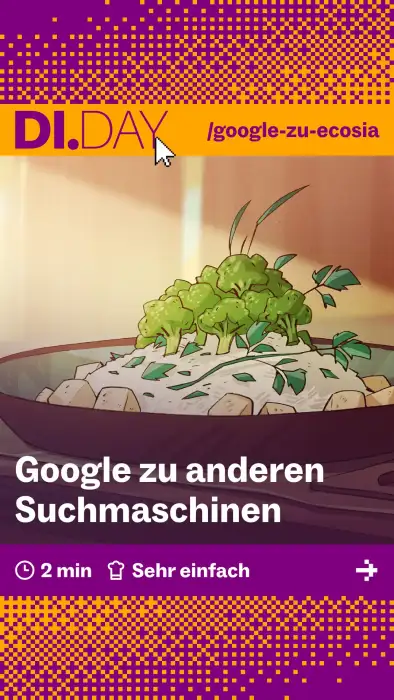Google zu anderen Suchmaschinen, 2 min, Sehr einfach